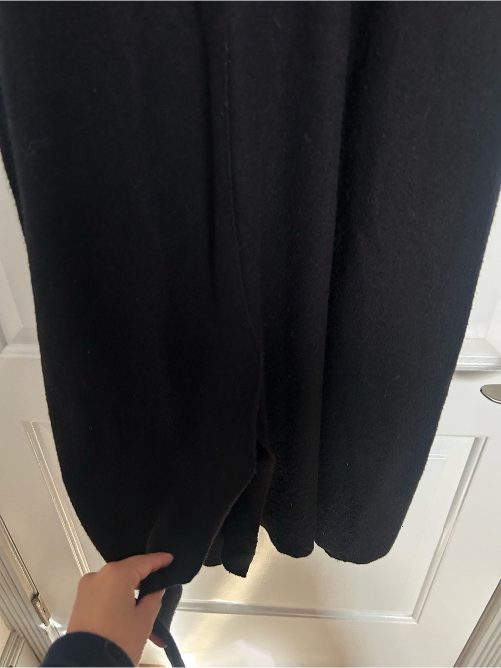 Eileen Fisher Lightweight Boiled 100% Wool Shawl Collar Vest Size L Laggenlook - Picture 11 of 14